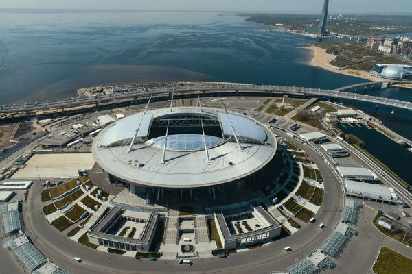 Стадион Санкт-Петербург, где пройдут матчи чемпионата мира по футболу 2018