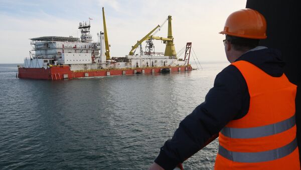 Строительство газопровода на Черном море. Архивное фото