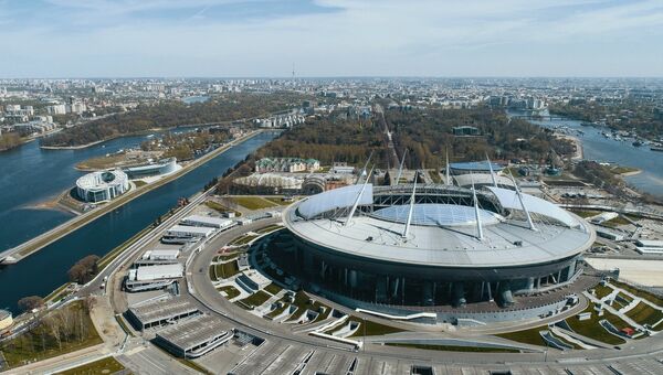 Стадион Санкт-Петербург, где пройдут матчи чемпионата мира по футболу 2018