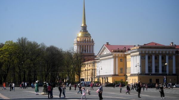 Здание Адмиралтейства в Санкт-Петербурге. Архивное фото.