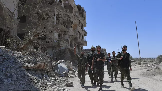 Военнослужащие в Сирии