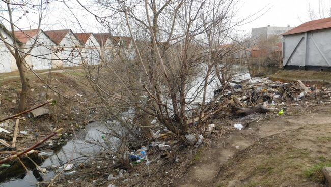 Место обнаружения тела девочки в городе Канаш, республики Чувашия