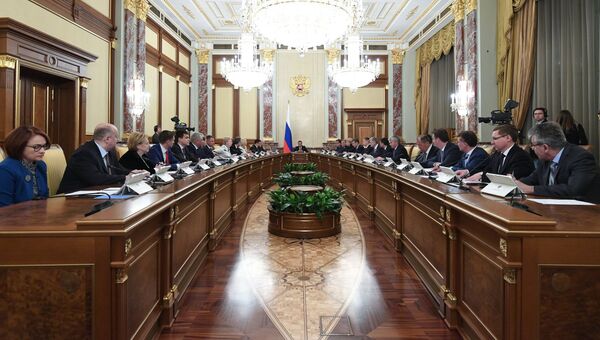 Заседание правительства РФ в новом составе. 22 мая 2018