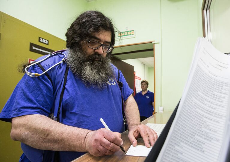 Врач первой подстанции московской скорой помощи, монах-реаниматолог иеромонах Феодорит (Сеньчуков)