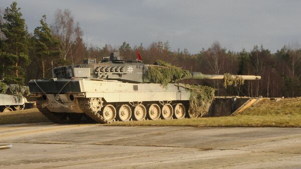 Немецкий танк Leopard 2. Архивное фото