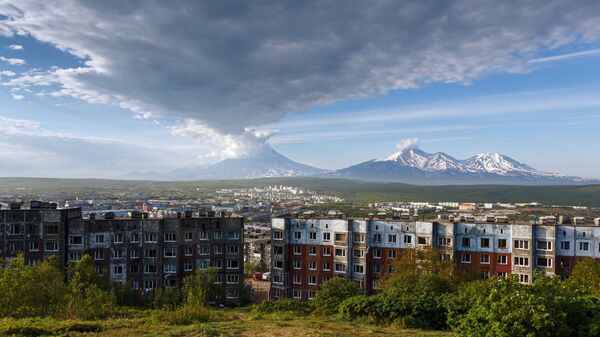 Вид на город Петропавловск-Камчатский. Архивное фото