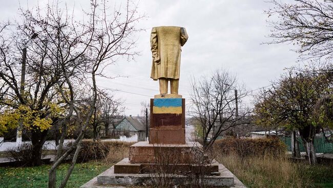 Село Шабо, Одесская область. 21 ноября 2015. В поисках Ленина