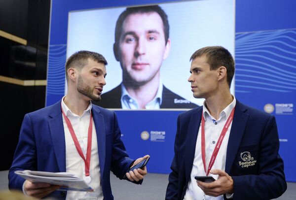 Участники Петербургского международного экономического форума 2018