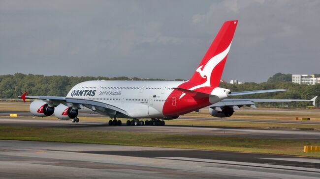 Самолет австралийской авиакомпании Qantas