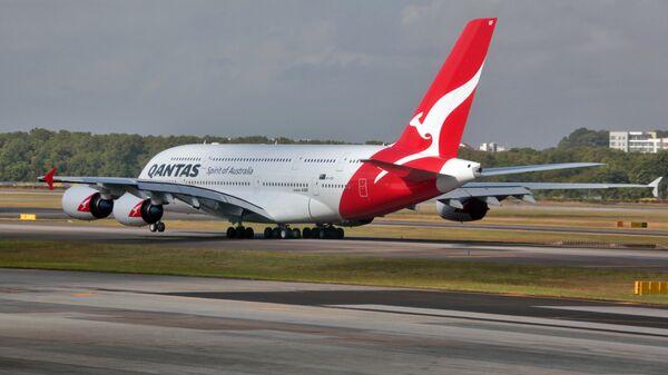Самолет австралийской авиакомпании Qantas. Архивное фото