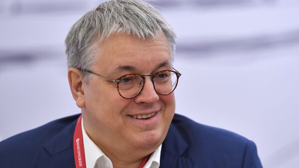 Ректор НИУ ВШЭ Ярослав Кузьминов на Петербургском международном экономическом форуме. 24 мая 2018