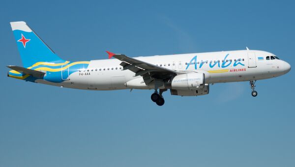 Самолет авиакомпании Aruba Airlines
