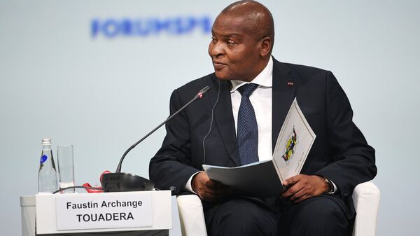Президент Центральноафриканской Республики Фостен Арканж Туадера