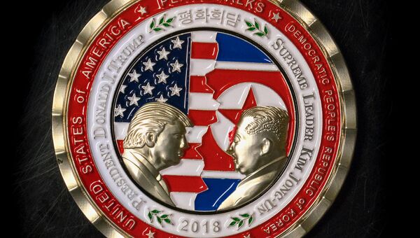 Памятная монета, приуроченная к саммиту США - КНДР