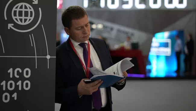 Стенд Москвы на Петербургском международном экономическом форуме 2018
