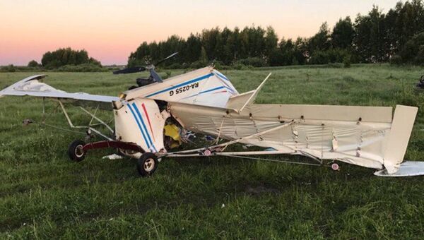 Крушение легкомоторного самолета в Рязанской области. 26 мая 2018