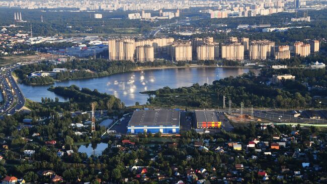 Застройка в районе канала имени Москвы