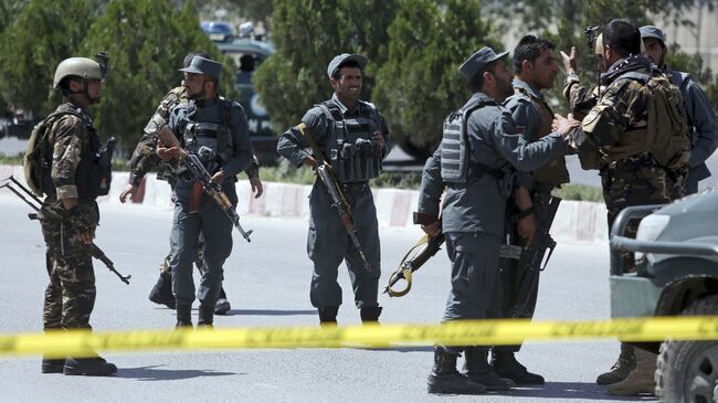 Сотрудники правоохранительных органов в Кабуле. Архивное фото