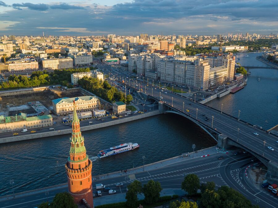 Вид на Москву