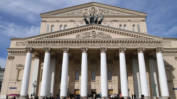 Здание Государственного академического Большого театра России в Москве. Архивное фото