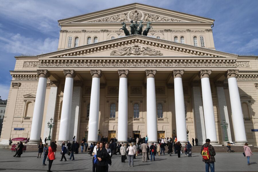 Здание Государственного академического Большого театра России в Москве