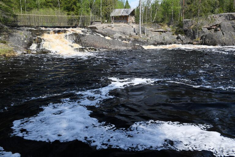 На водопадах Ахвенкоски