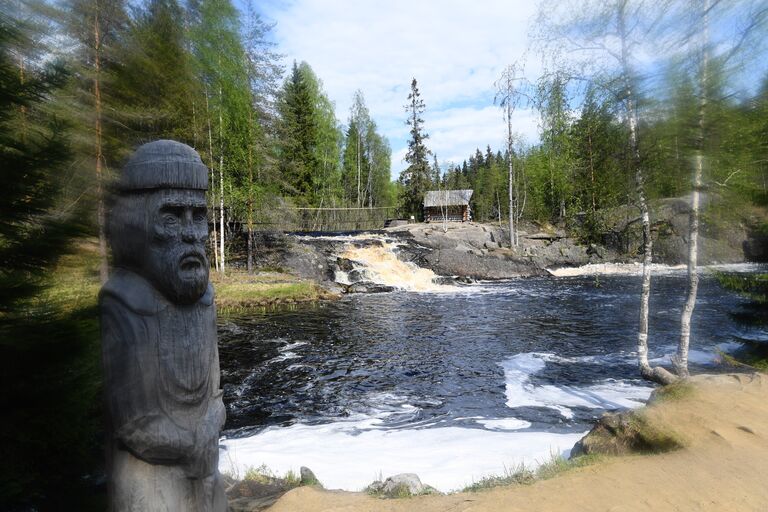 На водопадах Ахвенкоски