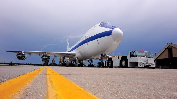 Американский самолет судного дня Boeing E-4B. Архивное фото
