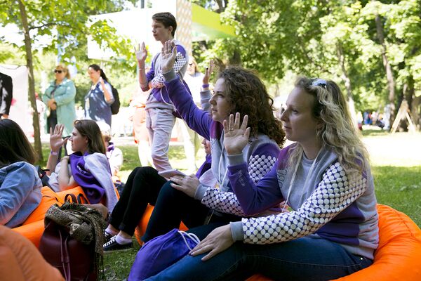 В завершение мастер-класса добровольцы задали интересующие их вопросы В завершение мастер-класса добровольцы задали интересующие их вопросы