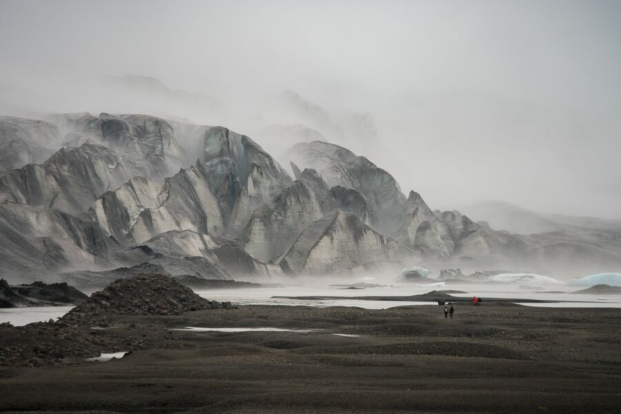 Исландия, Скафтафель, Ледник Скафтафельйокуль