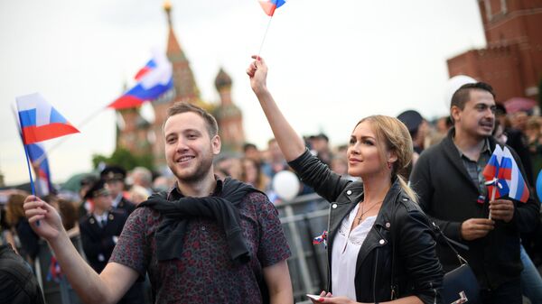 Празднование Дня России в Москве. Архивное фото