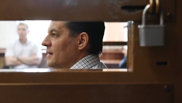 Роман Сущенко в Московском городском суде во время оглашения приговора. Архивное фото