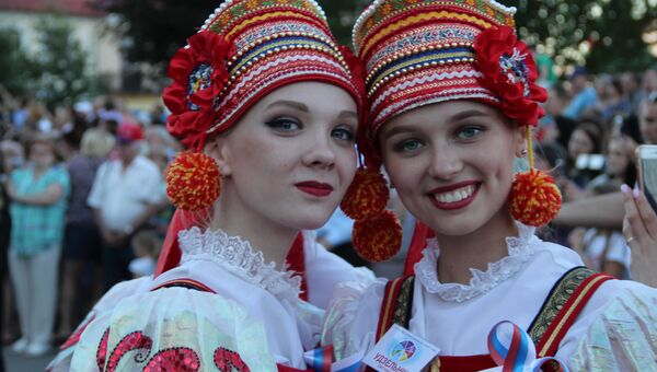 Участинцы фестиваля культур в Гродно, Белоруссия