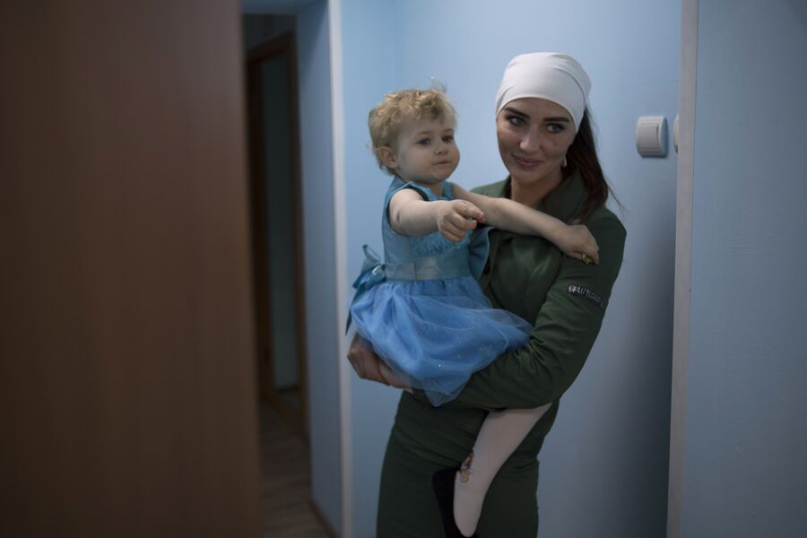 Осужденная с ребенком в центре совместного проживания осужденных с детьми в ИК №1 во Владимирской области