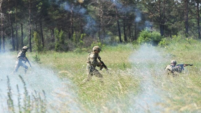 Украинские военнослужащие. Архивное фото