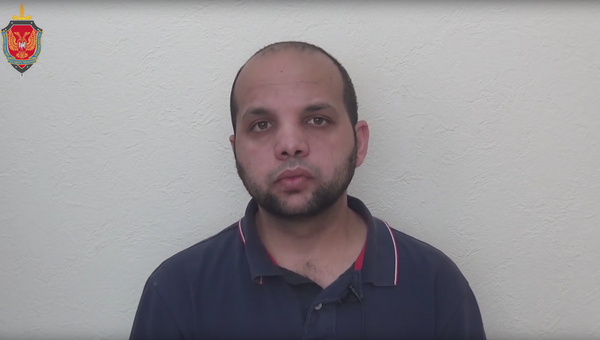 Опрос задержанного гражданина Иордании Хальдуна Найефа Саила Харахшеха, подозреваемого в шпионаже