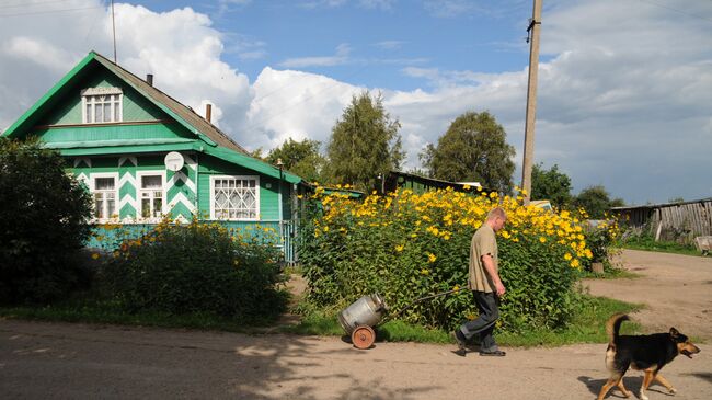 Регионы России. Деревня Старый Шимск Новгородской области