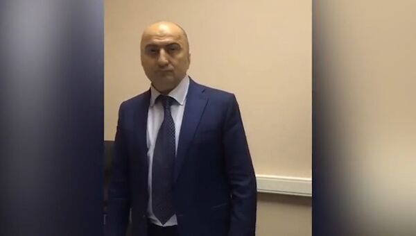 Кадры задержания купившего пост начальника МВД Дагестана Магомеда Хизриева