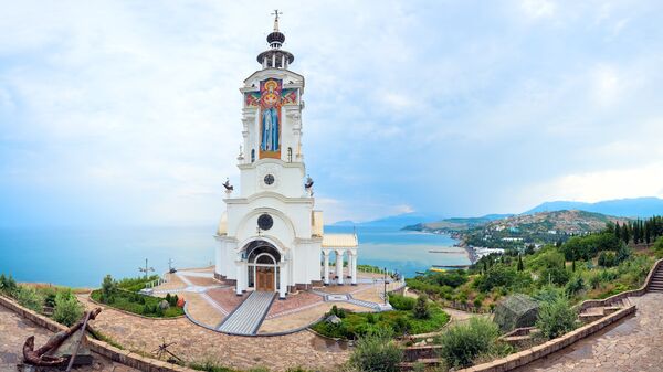 Храм-маяк Николая Чудотворца в Крыму. Архивное фото