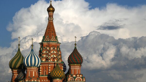 Храм Василия Блаженного на Красной площади в Москве