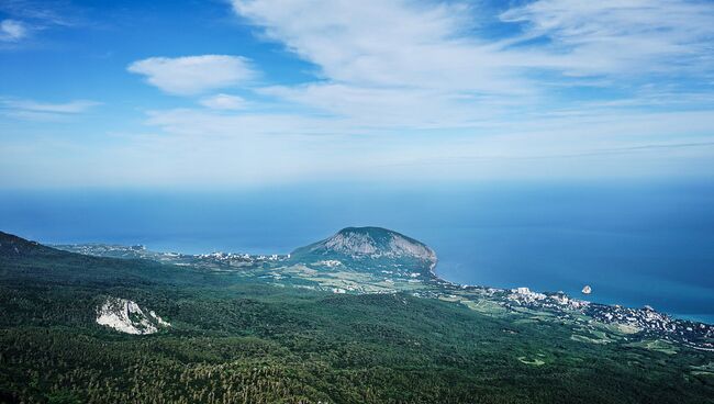 Вид на Крымский природный заповедник