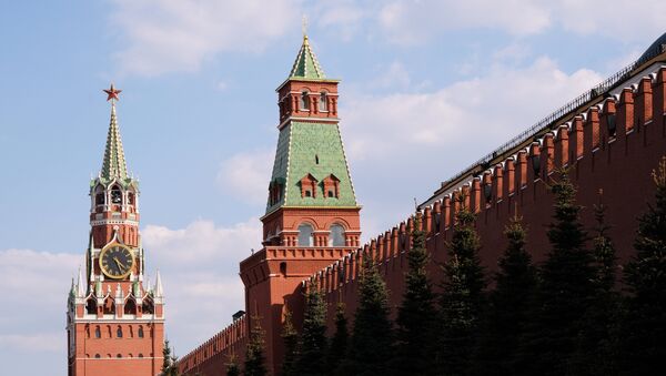 Спасская и Сенатская башни Московского Кремля