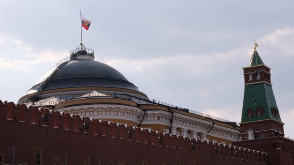 Купол Сената и Сенатская башня Московского Кремля
