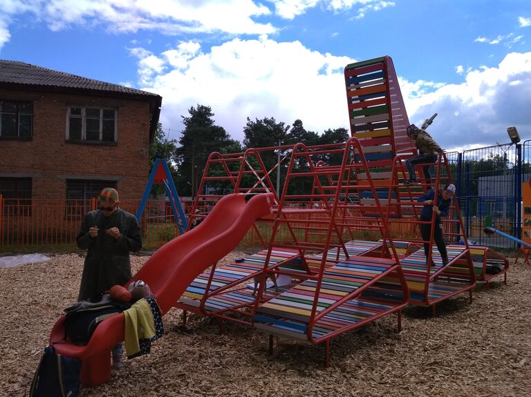 Детский арт-сквер. Выкса. Арт-овраг. 10.06.2018