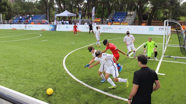  Сборные России и Китая играют в одной восьмой финала 7-го Чемпионата мира слепых в Мадриде
