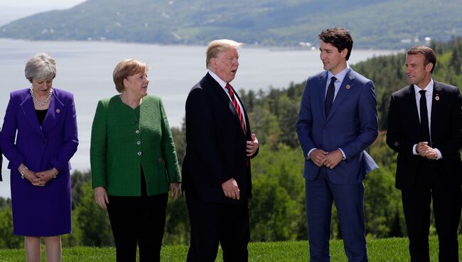 Саммит G7 в Квебеке. 8 июня 2018