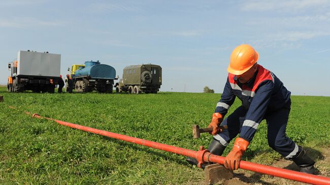 Сотрудник газовой службы. Украина. Архивное фото