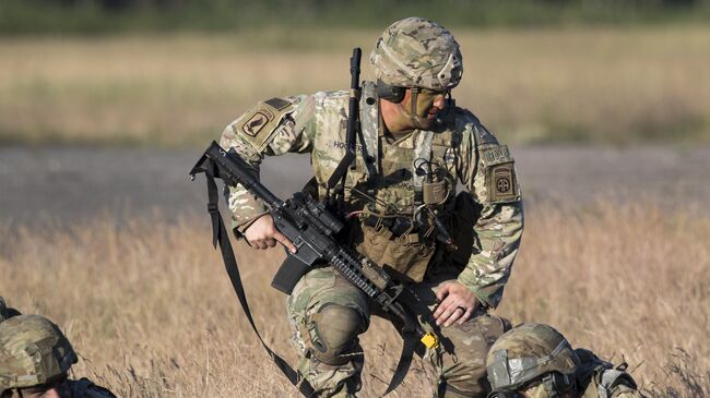 Американские десантники во время военных учений Saber Strike 2018. Архивное фото