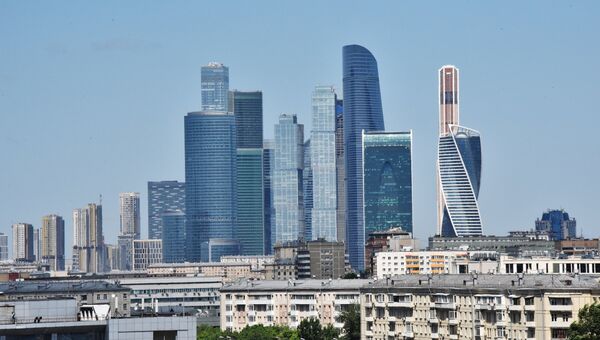 Небоскребы Московского международного делового центра Москва-сити