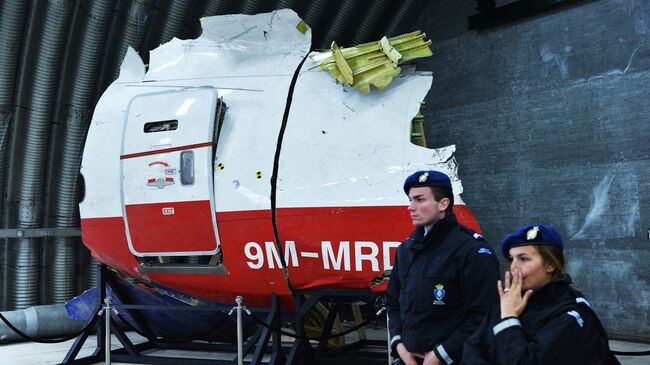 Представление доклада об обстоятельствах крушения лайнера Boeing 777 Malaysia Airlines (рейс MH17). Архивное фото
